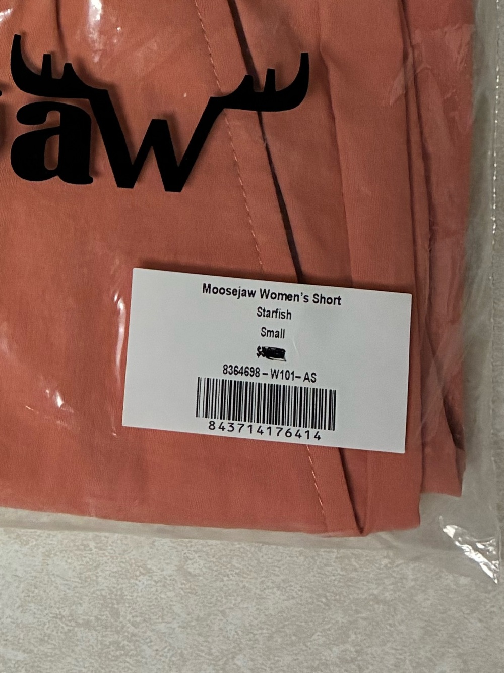 Moosejaw Women’s Starfish Coral Elastic Drawstring Shorts - New in Original Bag - Picture 7 of 7